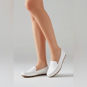 Style & Co. White Women's Loafers